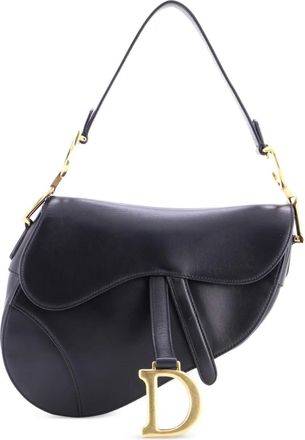 Dior Saddle Handbag Leather Medium shoulder bag - Nero