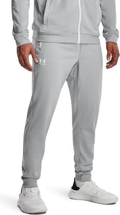 Under Armour Sportstyle Tricot Jogger Mens Clothing Mod Gray/White : 2XL 30, Polyester