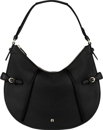 Aigner Schoudertassen - Dames - Schoudertassen - Zwart - ONE Size - Leer - Tassen