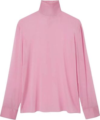 Gucci Silk Stretch Chiffon High Neck