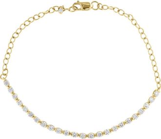 Effy Lab-Grown Diamond Chain Bracelet in Gold at Nordstrom Rack, Size 7.5