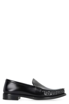 Prada Black Leather Loafers