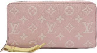 Louis Vuitton Beige Pink Monogram Empreinte Long Wallet (Bi-Fold) (Pre-Owned)