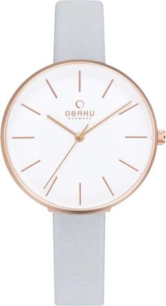 Obaku Viol Quartz White Dial Ladies Watch V211LXVIRL
