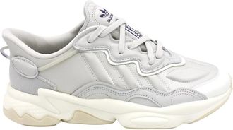 adidas Stijlvolle Sneaker met Leren Inzetstukken - Heren - Hardloopschoenen - Grijs - 44 EU - Fitness