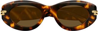 Bottega Veneta Sunglasses Bv1322 S 002 Brown/Brown Women