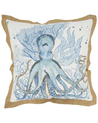 Saro Lifestyle Outdoor Octopus Pillow