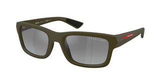 Prada PS B10S 15X2F2 Mens Sunglasses Green Size 54