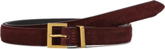 Notre-V Rode Su&egrave;de Riem Tulia - Dames - Riemen - Rood - 95 CM - Su&egrave;de - Accessoires