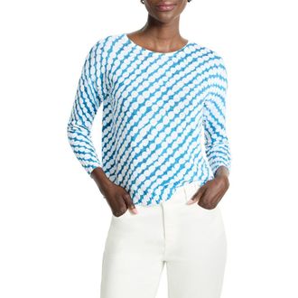 Nic+Zoe Pebble Dream Supersoft Sweater in Indigo Multi at Nordstrom Rack, Size Xx-Large