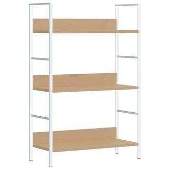 vidaXL Estanter&iacute;a De 3 Niveles Madera Ingenier&iacute;a Roble 60x27,6x90,5 Cm Vidaxl