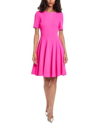 Oscar De La Renta Circular Cut Panel Dress