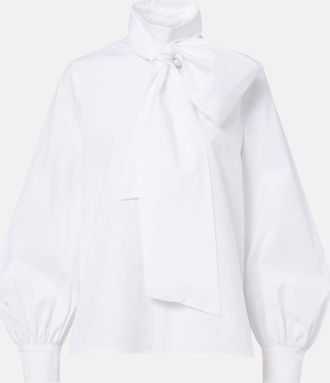 Max Mara Blusa Bosforo in popeline di misto cotone