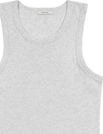 Entire studios Stretch Cotton Tank Top - Gray