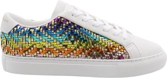 Kurt Geiger Nago Sneaker - Dames - Sneakers - Wit - 37 EU - Leer - Schoenen