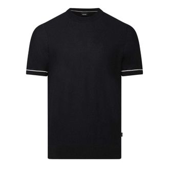 HUGO BOSS Jianfranco effen T-shirt voor heren (Donkerblauw)