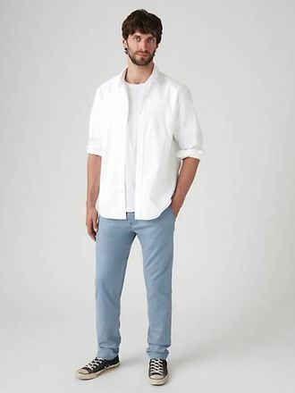 Levi's XX Chino Standard Taper Cotton Linen Trousers - Mens - 28X32 - Blue