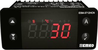 OEM Emko Esm-3712-hcn.8.10.0.1/01.00/2.0.0.0 Regolatori A 2 Punti Termostato K 0 Fino A 999&deg;c Rel&egrave; 16 A, Rel&egrave; 5 A (l X L X