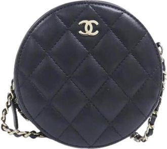 Chanel Pre-owned Vintage Mini Shoulder Bag - Dames - Vintage Mini Tas - Zwart - ONE Size - Leer - Vintage