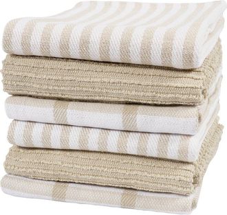 KAF Home Kaf Home Premium Flat & Terry Kitchen Towel Set Of 6