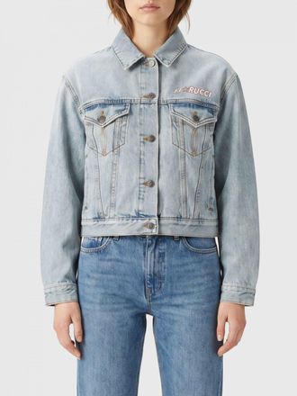 Fiorucci Giacca di jeans con logo