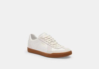 Coach Womens Ellis Sneaker in White, Size 9.5