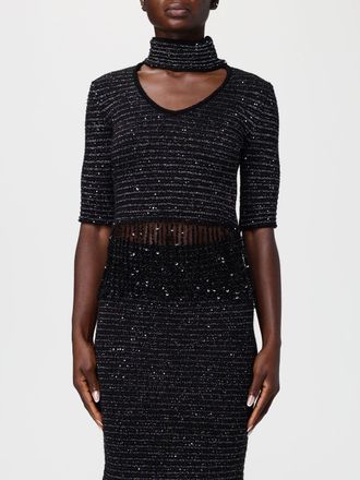 Simona Corsellini Maglia lurex con frange Simona Corsellini