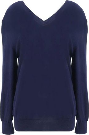 Prada Dames, Truien, Blauw, Maat: XS Kasjmier