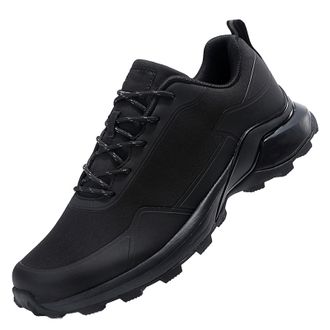 Generic Safety Trainers Men Extra Wide Leather Hiking Shoes Waterproof Non-Slip Trail Running Trainers Breathable Elastic Fabric Soft Thick Sole Low-Top Sport