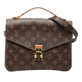 Louis Vuitton Pre-owned Pochette Metis Monogram 2way Bag - Dames - Pre-owned - Bruin - Maat: ONE Size Leer