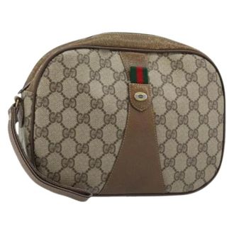 Gucci Pre-owned Vintage Canvas Clutch - - Pre-owned - Donna - Beige - ONE SIZE
