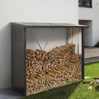 BIOHORT Le&ntilde;ero Caseta Metalica Woodstock 150 Color Gris Oscuro Metalizado