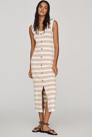 endless rose Striped Midi Dress