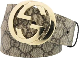 Gucci Pre-owned Belts, female, Beige, Size: ONE SIZE Pre-owned Plastic Belt