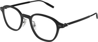 Montblanc Mb 0427O 002 Optisch Montuur - Heren - Brillen - Zwart - 50 MM - Accessoires