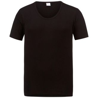 Isa Rundhalsshirt ISA BODYWEAR 1732, kurzarm Rundhals, Herren, Gr. XXL, schwarz (0013 schwarz), Feinripp, Obermaterial: 100% Baumwolle, unifarben, Basic, 