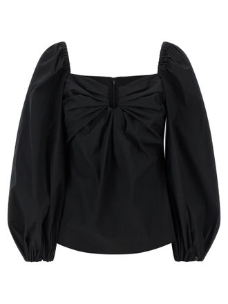 Carolina Herrera Womens Puff Sleeve Top