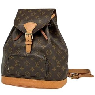 Louis Vuitton Pre-owned Backpacks, female, Brown, Size: ONE SIZE Pre-owned Vintage Monogram Backpack