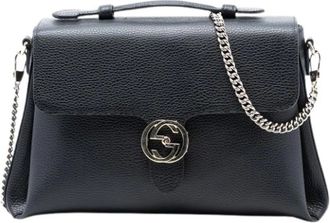 Gucci Pre-owned Cross Body Bags, female, Black, Size: ONE SIZE Pre-owned Cross Body Bag