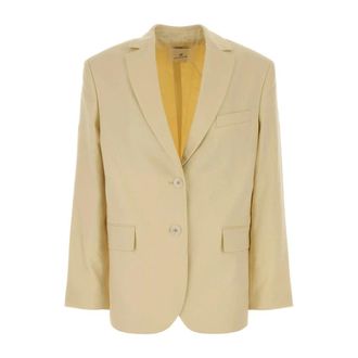 Anine Bing Blazers, female, Yellow, Size: XS Quinn Blazer
