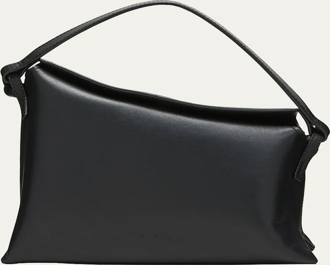 Lune Mini Leather Top-Handle Bag