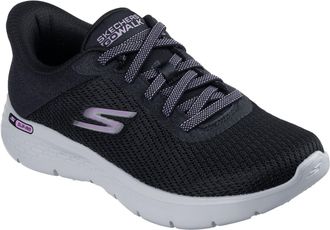 Skechers Go Walk Flex Textile WoMens Black Trainers - Size UK 5