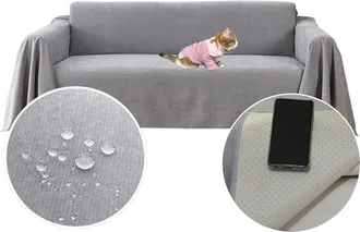 OEM Housse De Canap&eacute; - Impermeable Anti Derapante - Pour Canapes Grand Format - 230 X 180 Cm