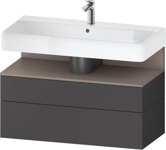 Duravit Qatego Mueble Bajo Lavabo, 1 Extra&iacute;ble Y 1 Caj&oacute;n, - Duravit