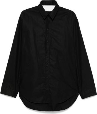 Balenciaga Suspended Shirt Dress - Dames - Overhemden - Zwart - XS - Katoen - Overhemden