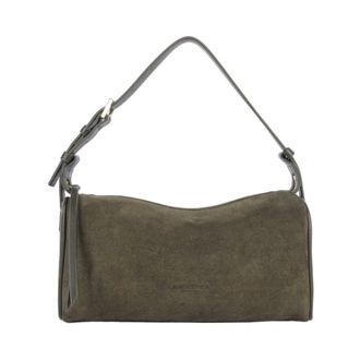 Lancaster Borsa in Camoscio Rettangolare - - Bags - Donna - Verde - ONE SIZE