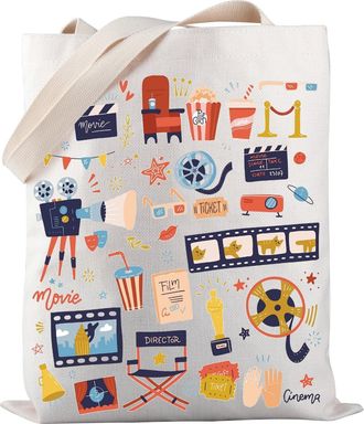 Generic Cinema Tote Bag Cinephile Tote Bag Film Tote Bag Movie Producer Tote Bag Film Club Gift Movie Lover Gift (Cinema TB)