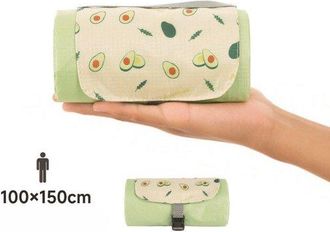 OEM Manta De Picnic, Impermeable, Ultraligera Y Compacta, Manta Verde Para Exteriores, Acampadas, Playa Y Senderismo, Verde Oscuro, 150 X 210 Cm