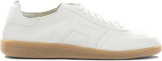 Santoni Schoenen, Heren, Wit, 40 EU, Leer, Oly Sneakers