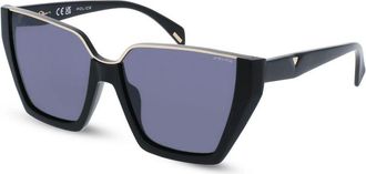 Police Zwarte Acetaat Zonnebril